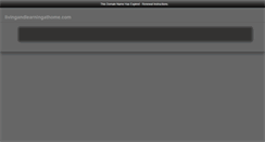 Desktop Screenshot of livingandlearningathome.com